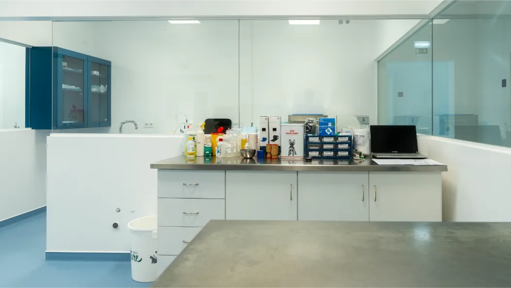 Sala de preparação Cirúrgica